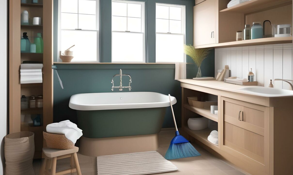 cleaning hacks for bathroom